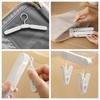 Expanded Foldable Clothes Hanger Mini Size Pant Clips Multi-functional Travel Hangers  For Home