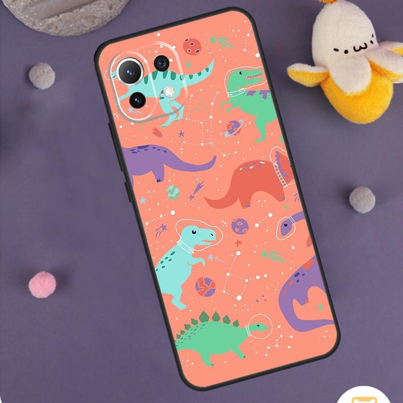 Чехол-коллаж с динозаврами для Xiaomi 15 14 Ultra 13T 14T 15T 17 Pro Max POCO F8 Ultra F5 F6 F7 X5 X6 X7 Pro