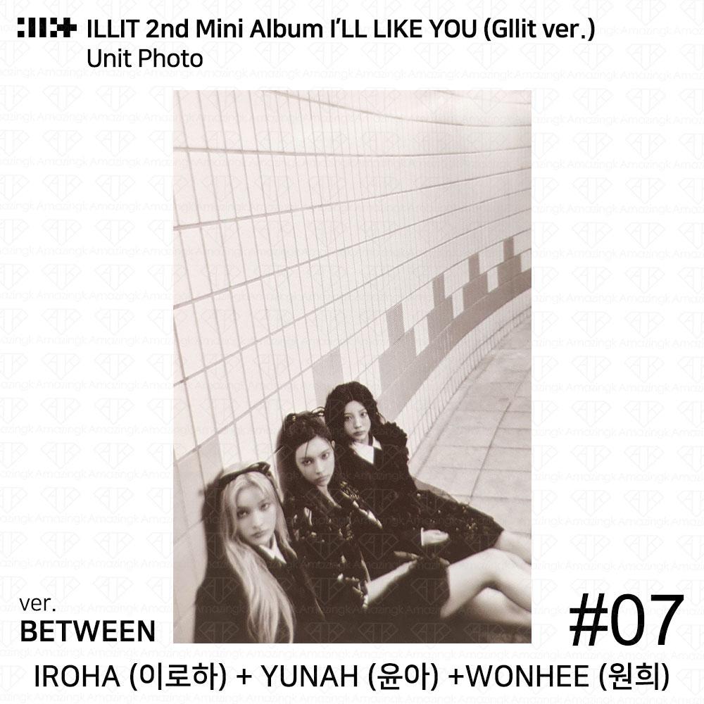 ILLIT 2-й мини-альбом I'LL LAKE YOU Gllit Ver To с фотокарточкой Between Photocard Photo