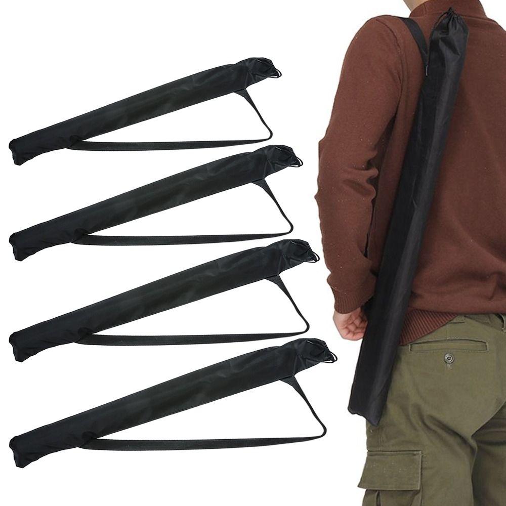 Foldable Anti-Dust Protective Covers With Shoulder Strap Sticks Holder Hiking Travel Walking