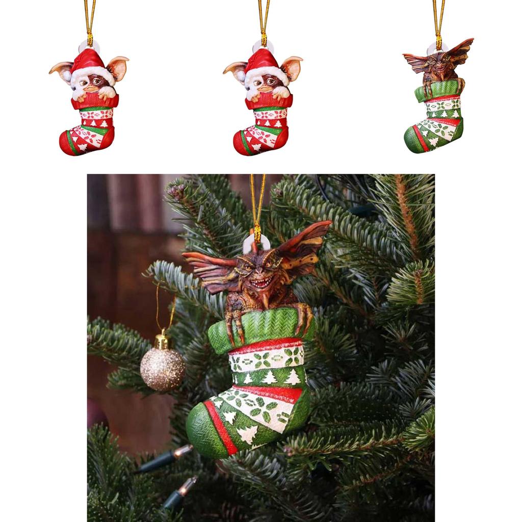 Xmas Gizmo Fairy Acrylic Pendant Hanging Toy For Christmas Tree