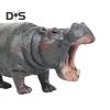 Фигурка бегемота, реалистичная модель бегемота, скульптура, настольное украшение, речная лошадь, украшение, детская развивающая игрушка в виде животного, подарок для малышей, мальчиков и девочек