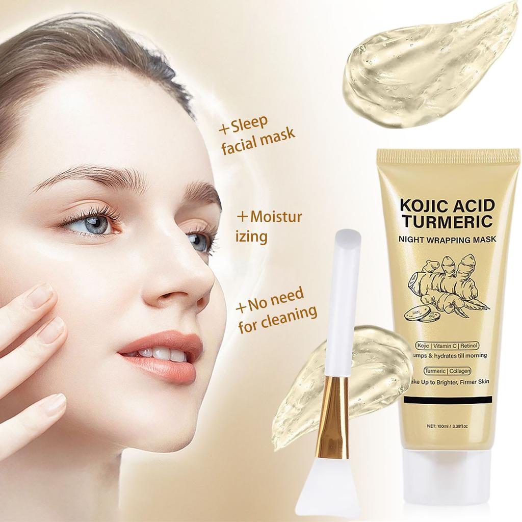 Turmerics Goods Night Mask Sleeping Mask Moisturizing Yellow Removal