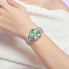 OLEVS Quartz Watch with Stainless Steel Classic Luminous 30M Water and Cute for Business or Green Women's Band, Dial, Function, Resistance, Popular,