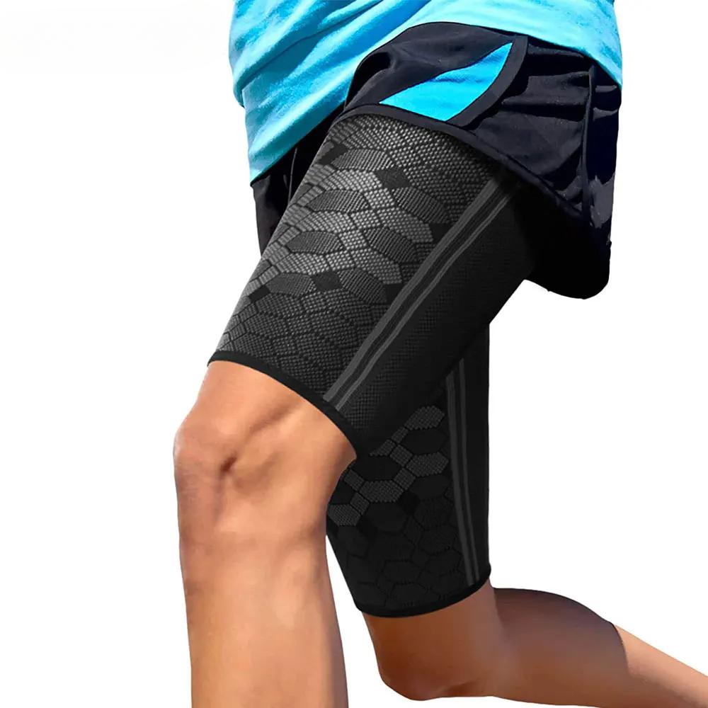 1 Pcs Thigh Compression Sleeves, Joint Protection And Support For Running, Sports, Leg Pain Relief, Leg Brace For Men And Women