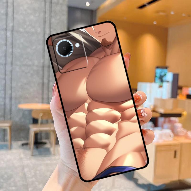 Чехол для сексуального мускулистого мужчины Himbo для Realme C55 C33 C31 C35 C30 C11 C15 C25s C21Y GT Neo 5 3T 2T 8 9 10 11 Pro Plus