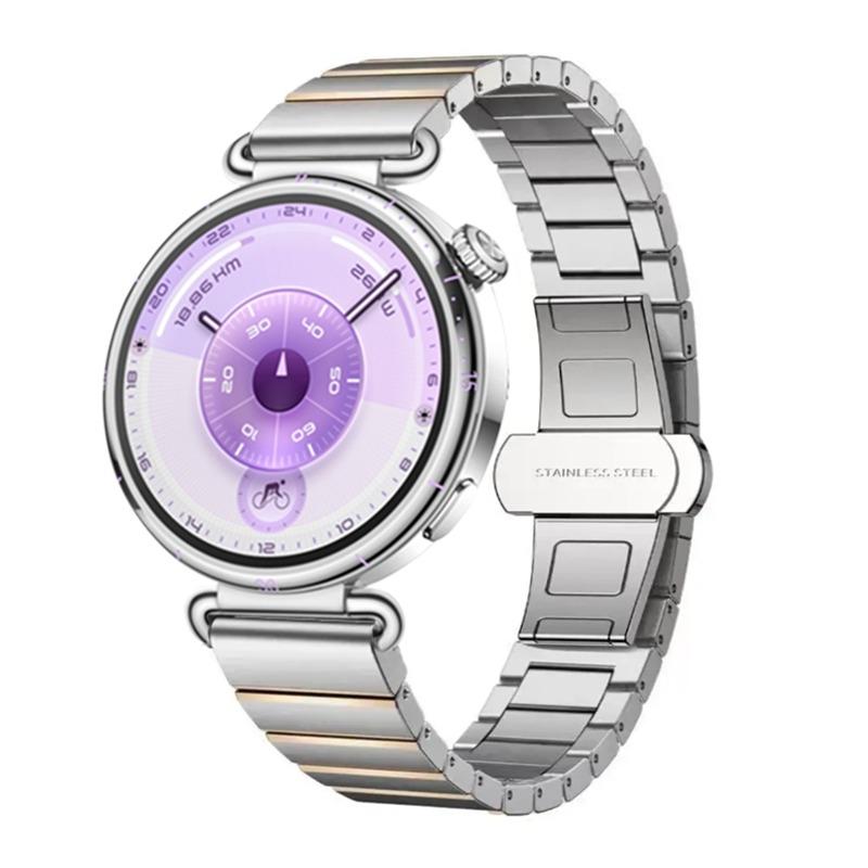 18 мм Стальной Ремешок Для Huawei Watch GT6-5-4 41мм Металлический Женский Роскошный Браслет Huawei Watch 5/GT5 Pro 42мм Аксессуар Ремешок