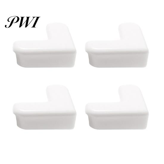 Adhesive Furniture Corner Protectors 4Pcs Protector Anti-collision Baby Proof Soft PVC Cushions Self-adhesive Table Sharp Edges Guard Protective Cover