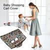 Чехол для детской тележки для покупок с рисунком из мультфильма, прочный, складной, водонепроницаемый, можно стирать в стиральной машине, для детей