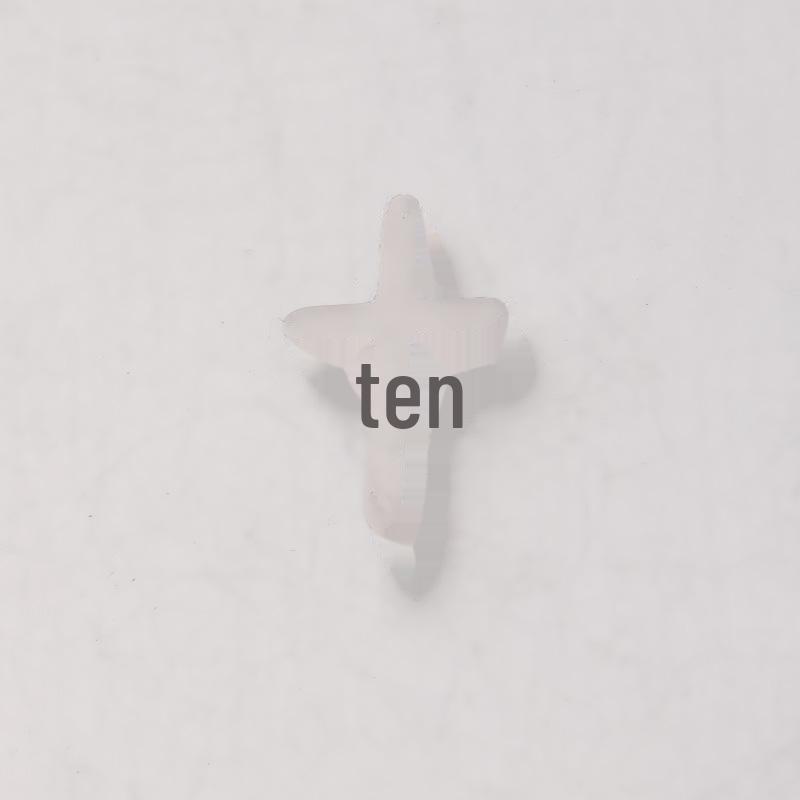 Элегантное ожерелье с подвеской в виде креста из нержавеющей стали с отверстием для бусины