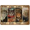 Retro Tin Signs Wall Bar Accessories Bathroom Home Living Room Decor Decorations Items Luxury Metal Signs Vintage Posters Art