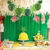 Cartoon Pineapple Turtle Leaves Banners Handmade Hawaii Party Banner Creative Leaf Flag  Birthday