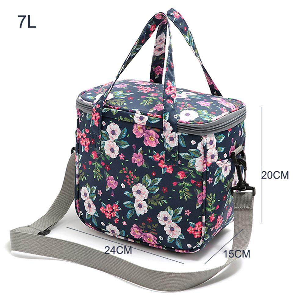 Shoulder Strap Waterproof Large Capacity Insulated Lunch Bags Cooler Bag Storage Box Picnic Bag