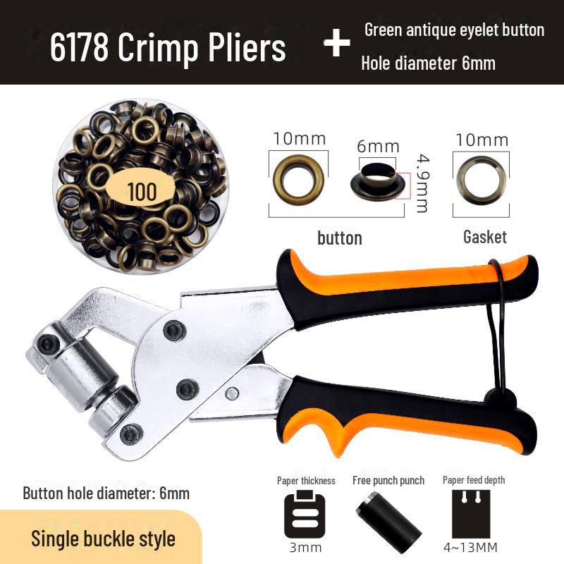 Air Eye with Installation Pliers Set for Display Stands and Poster Buttonhole Press