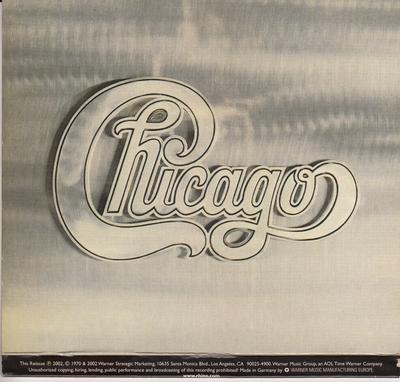 CD CHICAGO - Chicago  8122761722 Rhino Records,  2002 Европа Рок Б/У