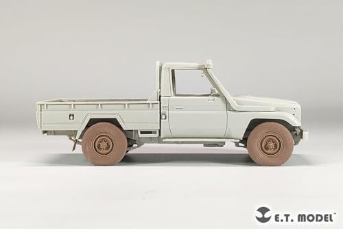 ET Model 1/35 Modern Pickup Truck Weight-Deforming Tire Set Type 1 (for Meng Models) Plastic Model Parts P35-162 (Military Vehicle)