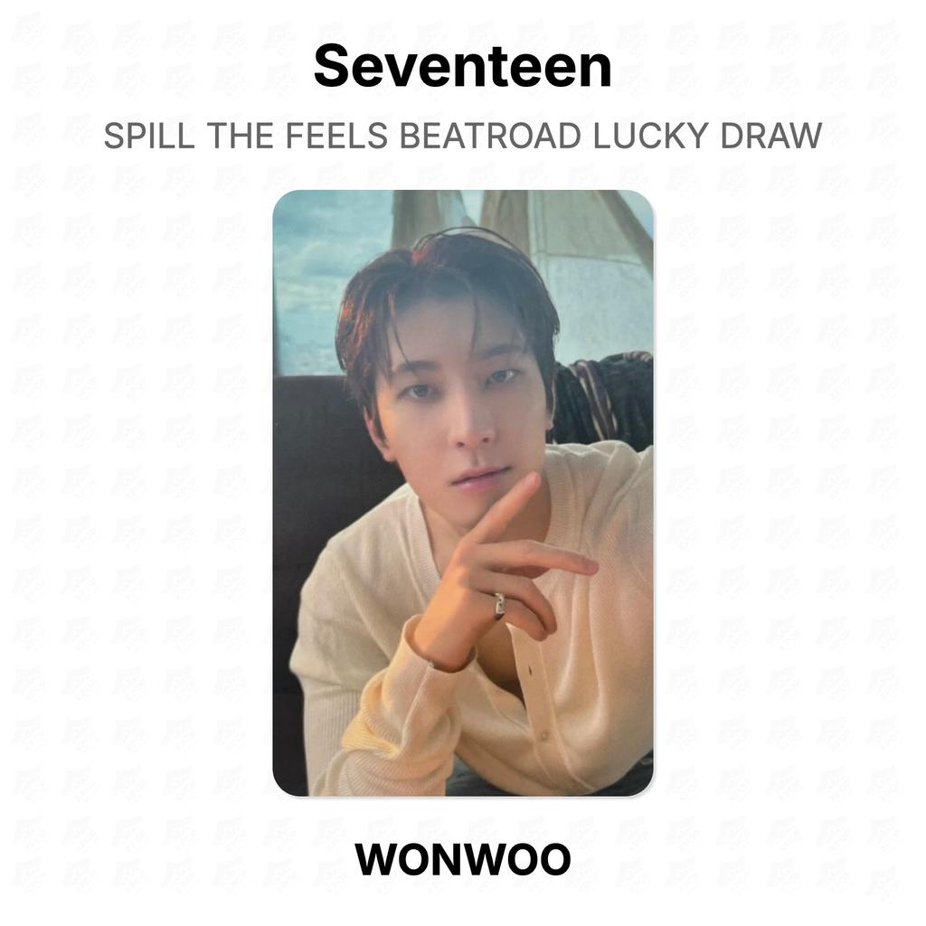 Seventeen ВЫПЛЕсни ЧУВСТВА BEATROAD РОЗЫГРЫШ Официальная фотокарточка