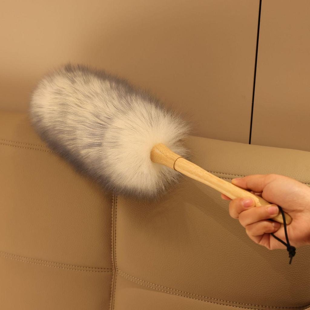 Piano & Guitar Wool Cleaning Brush with Feather Duster - No Shedding