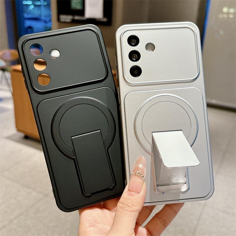 Складной кронштейн Магнитный чехол для Samsung Galaxy Note 20 Ultra A57 A37 A17 A54 A56 A36 A26 A35 A07 A16 A55 A34 A25 Держатель Чехол