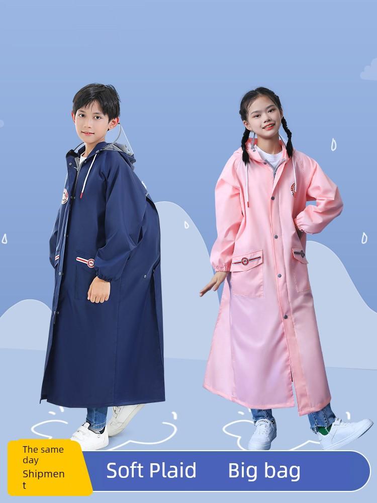 Kids Raincoat Boys Girl Rain-Proof Clothes Junior High School and Elementary School Students School Dedicated Boys and Girls Youth Poncho