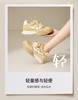 Saturday ST&SAT Mesh Breathable Forrest Gump Shoes Women's Summer Retro German Training Shoes Lightweight Casual Sports Shoes