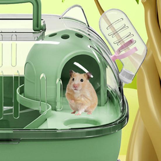 Переносная клетка для хомяка Маленькая переноска для грызунов с прозрачным куполом Вентилируемый ящик для животных для поездок к ветеринару Пикников Мышей Песчанок Рептилий