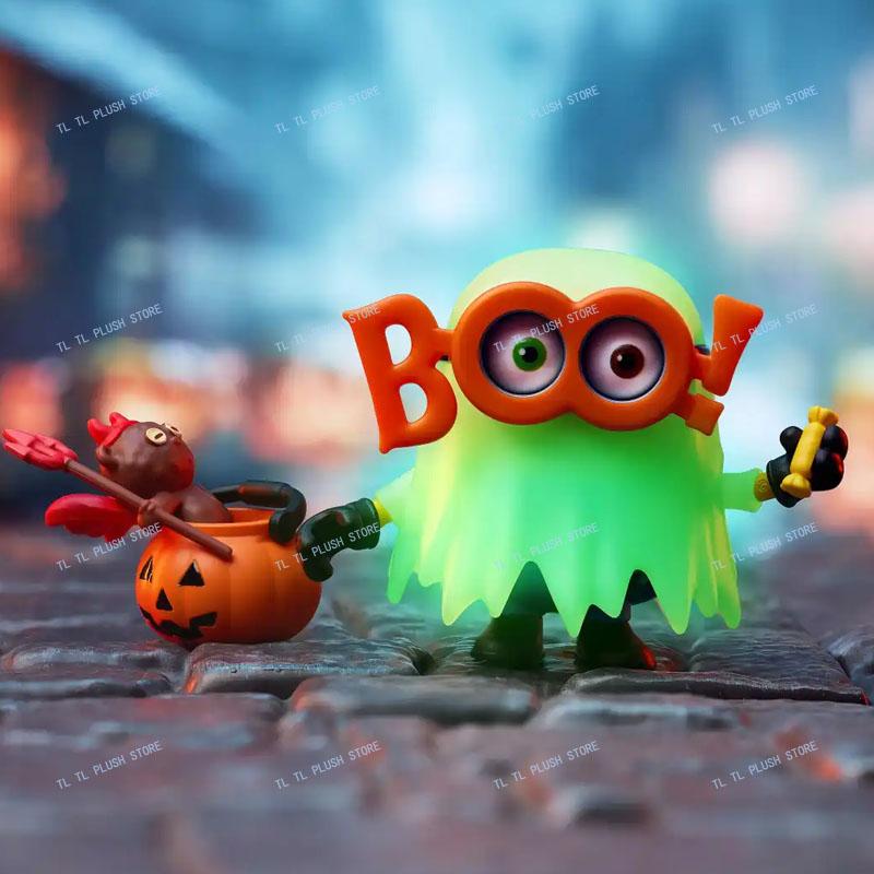 New Blokees Halloween Minion Mokoo Version 3th Blind Box Naughty Night For The Cute Ghosts Series Minion Blind Box Festival Gift