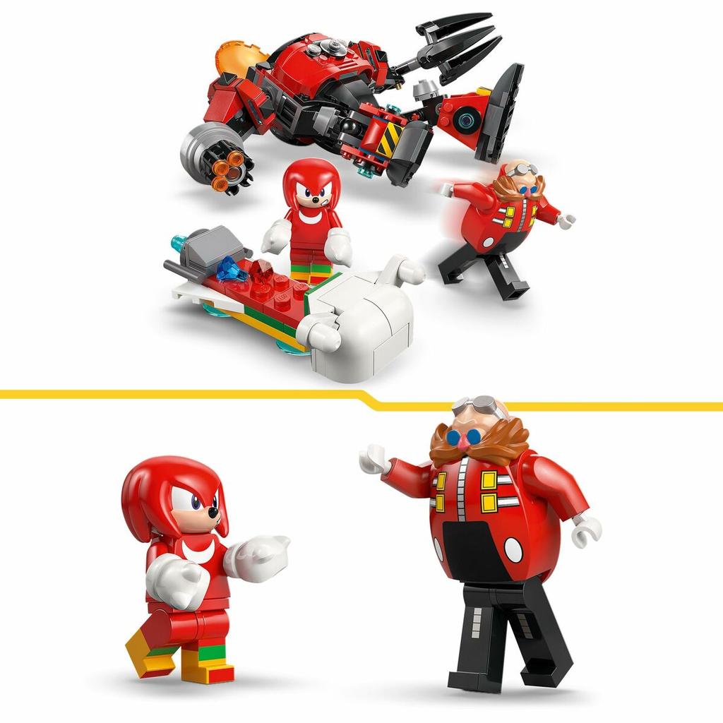 Construction set Lego 77005 Sonic Knuckles VS Dr. Eggman Egg Crusher Mech 350 Pieces