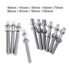 6Pcs Strong Drum Tension Rods with Washers Drum Tight Screw Drum Lug Bolts  for Jazz Drums Repair