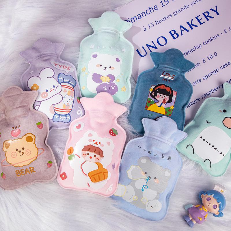 Portable Cartoon Water-Filled Hand Warmer - Mini Baby Hot Water Bag