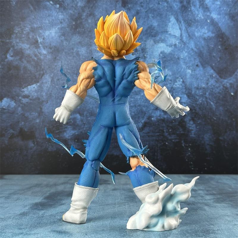 Dragon Ball Z 27см Маджин Веджета Аниме Фигурка Саморазрушение Супер Сайян Фигурки Действия ПВХ Статуя Фигурка Модель Игрушки Подарок