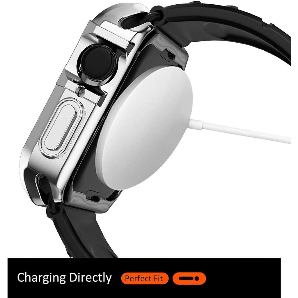 Чехол из ТПУ для Apple Watch Корпус 44 мм/40 мм 42 мм/38 мм 45 мм 41 мм бампер Защитная пленка для экрана iWatch Серия 6 4 3 SE 7 8 Аксессуары для корпуса