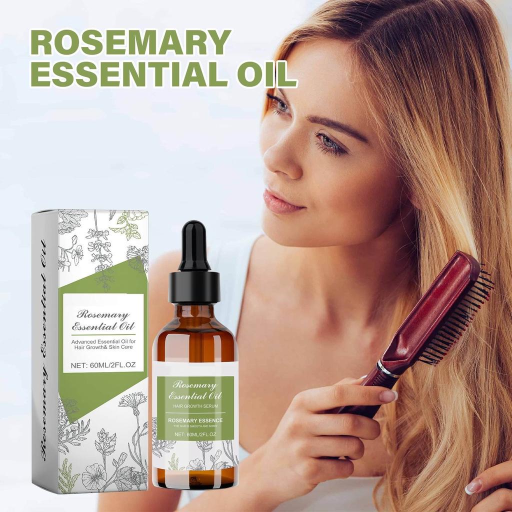 Масло для ухода за волосами «Мята», подходит для всех типов волос, питает кожу головы, улучшает кровообращение, устраняет зуд и сухость кожи головы, 60 мл