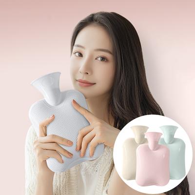 1 шт. 500 мл бутылка для воды сплошного цвета толстая ПВХ силиконовая резина бутылка для воды орошение грелки для рук теплый дворец теплая сумка