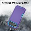 For iPhone Air Rugged Case PC + TPU Cell Phone Cover with Back Clip Kickstand