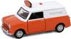 Tiny City Morris Mini Cooper Mk 1 Pantone Color 1/50 (Tigerlily)