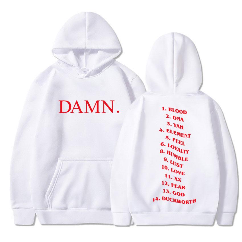 Damn Rapper Kendrick Lamar Hoodie Pglang Mr Morale & The Big Steppers Album Tracklist Sweatshirt Unisex Women's Hip Hop Pullover