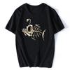 Cotton Bonefish Skull Deep Sea Fish Skeleton Funny Fisherman Angler T-Shirt Cotton O-Neck Short Sleeve Men T Shirt Oversize Streetwear