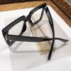 Retro Anti-Blue Light Glasses Transparent Plain Glasses Ins Square Eyeglasses  Party Props