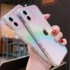 Красочный розовый Радужный прозрачный чехол для телефона для Iphone 14 Pro Max 13 12 11 X Xs Xr 7 8 Plus Mini Fashion Мягкий противоударный чехол