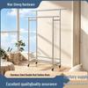 Передвижная сушилка для одежды из нержавеющей стали, многоярусная, подходит для сушки одеял/постельного белья, для помещений/улицы, с полкой для обуви
