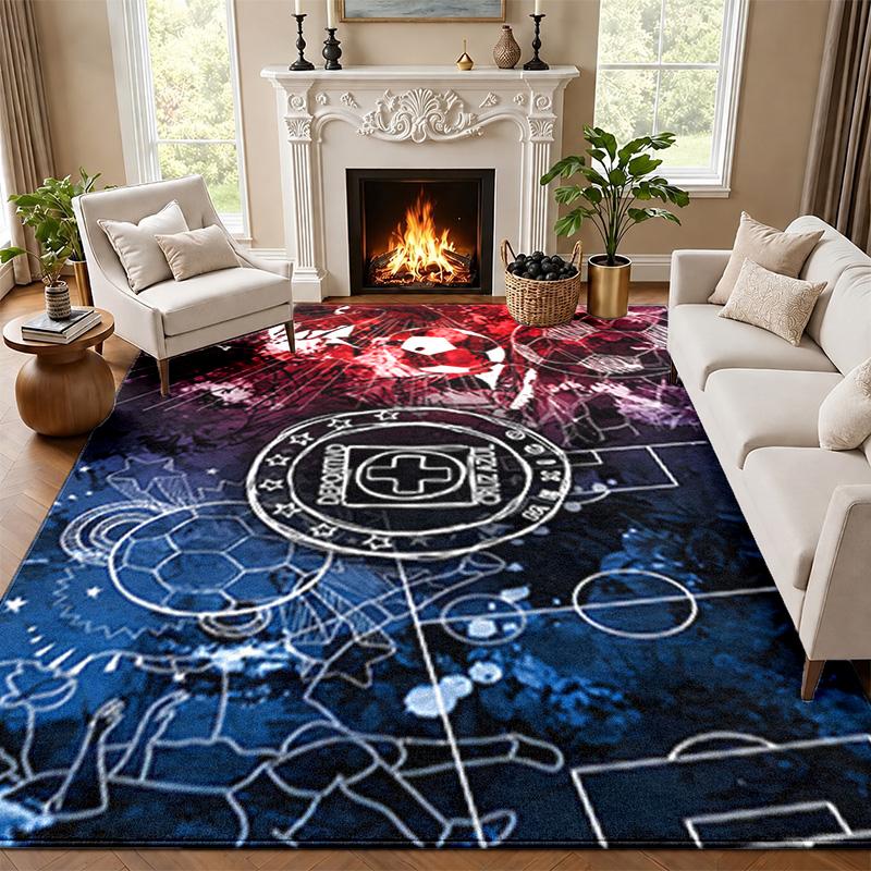 Crusaders Carpet Door Mat for Living Room or Bedroom Protective Mat Under Chair Office Decoration Christmas Gift Birthday Present