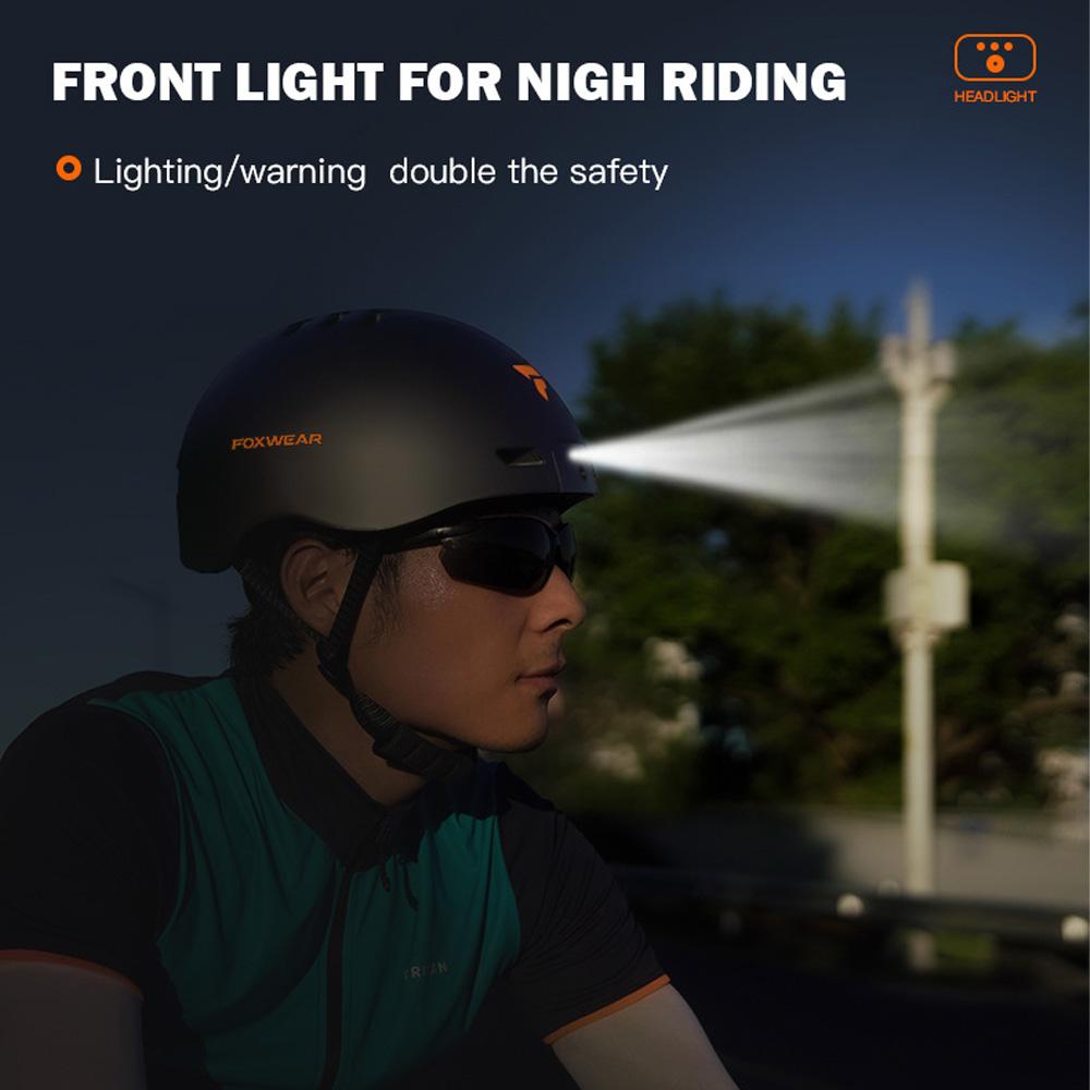 WiFi Camera Helmet Waterproof Motorcycle Smart Helmet with Camera Front Rear LED Light