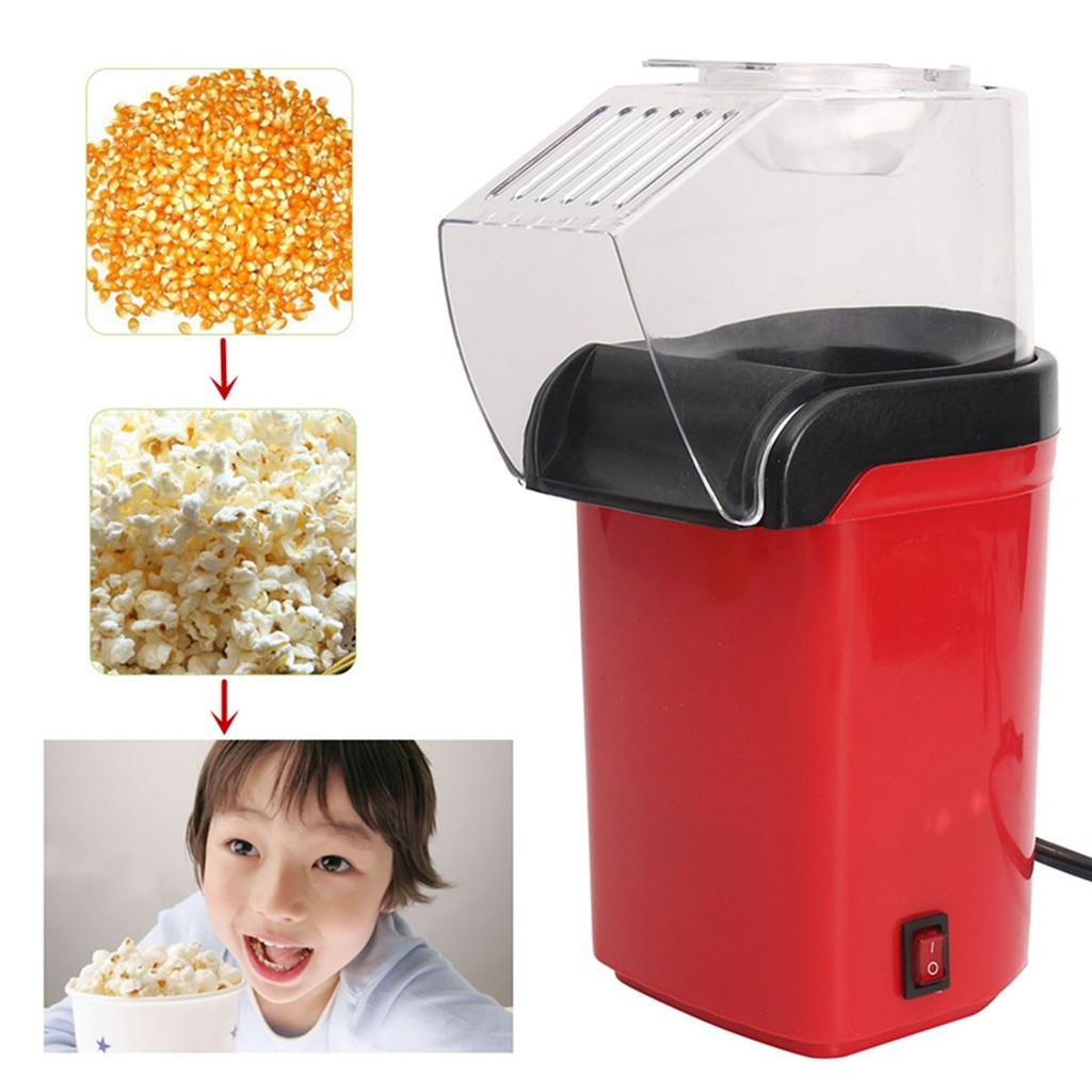 1200W Mini DIY Household Automatic Hot Air Popcorn Making Kitchen Machine DIY Corn Popper 110V / 220V Electric Corn Popcorn Maker