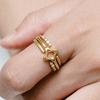 eveningbell [silver925] Tinsel ring (gold)