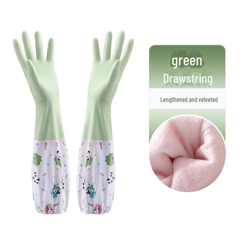 Прочные водонепроницаемые латексные перчатки из ПВХ для мытья посуды, уборки и работы по дому