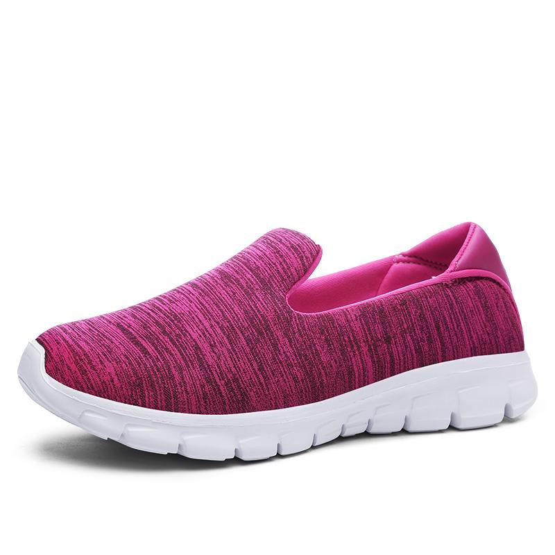 New Women's Shoes Soft Sole Cloth Shoes Large Women's Shoes Casual Mesh Shoes Sports Casual Women's Shallow Shoes Low Heels