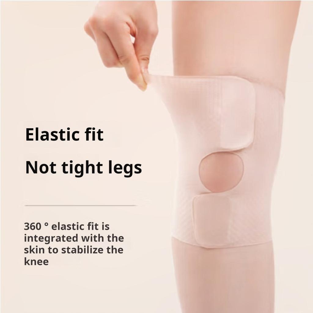 Unisex Knee Pad Ultrathin Good Breathability High Elasticity Fabric Sports Compression Knee Brace Bilateral Stabilizer Weightlifting Knee Support