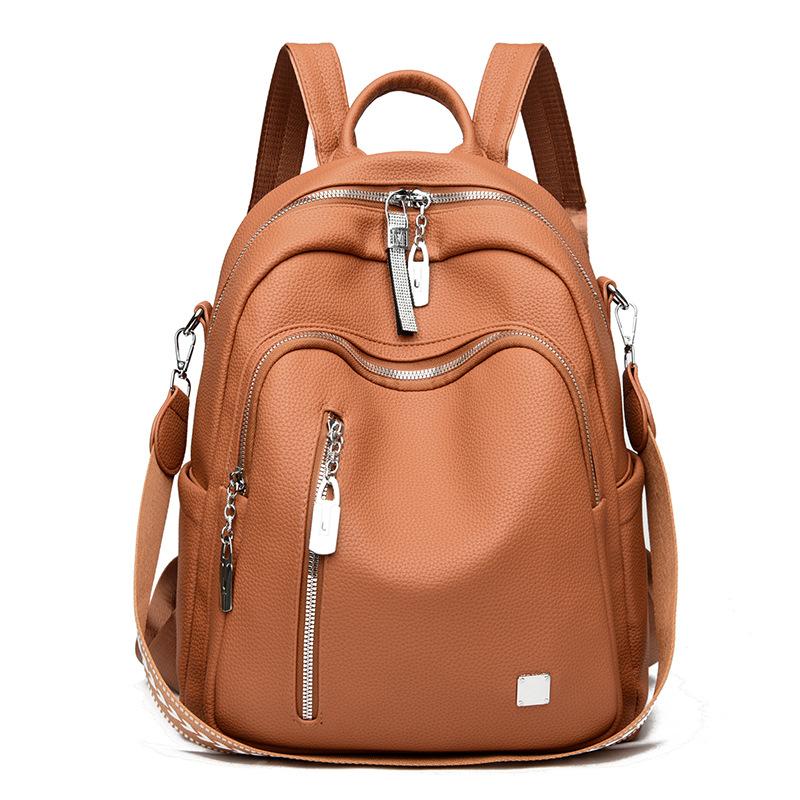 Рюкзак для женщин, новая модная сумка через плечо для путешествий большой емкости, универсальный женский рюкзак, простая школьная сумка для студентов