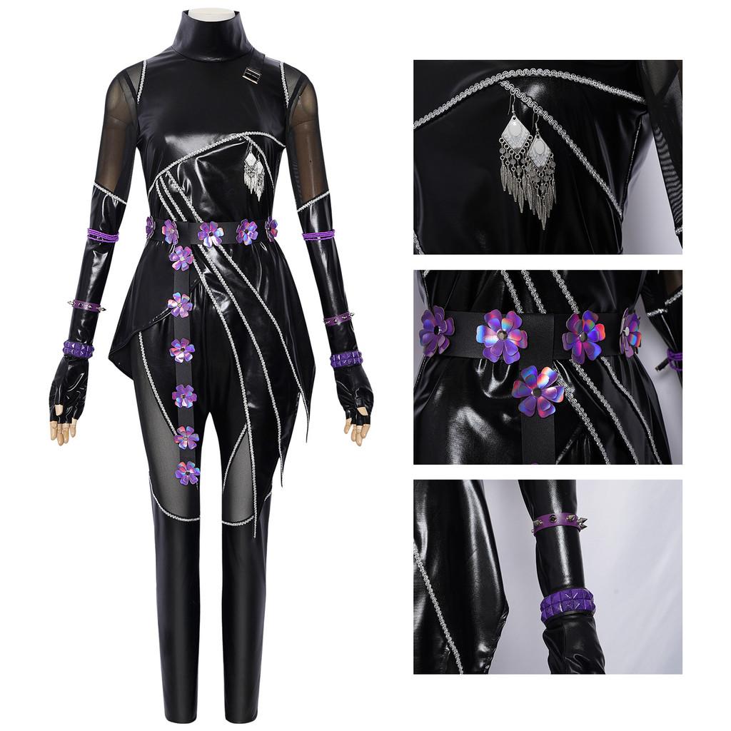 Kpop Demon Hunters Rumi Mira Zoey Cosplay Suit With Breathable Material For Stage Performances